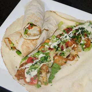 Fried Cauliflower Wrap