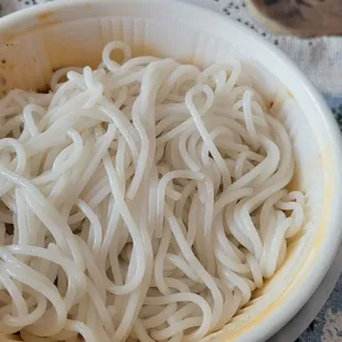 Top compartment noodles