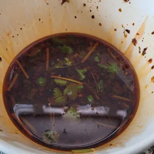 Bottom was the mild broth