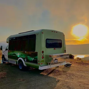 This is Penny @ShuttleBusPenny" and thanks to Show And Go for all their help with getting us back on our journey!