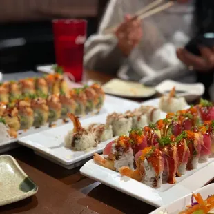 food, sashimi, sushi and sashimi, sushi