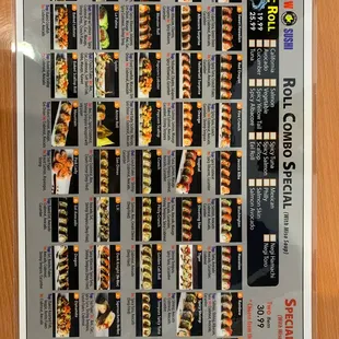 New menu effective 7/26/21.