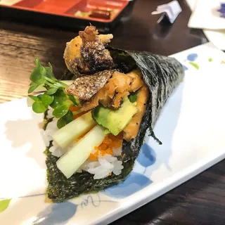 Salmon Skin Hand Roll