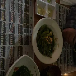 Garlic Edamame