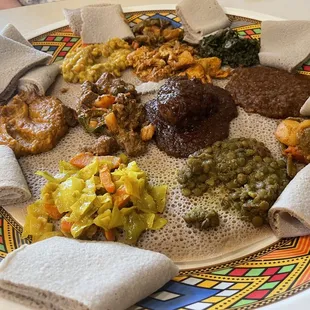 Meat and veggie combo