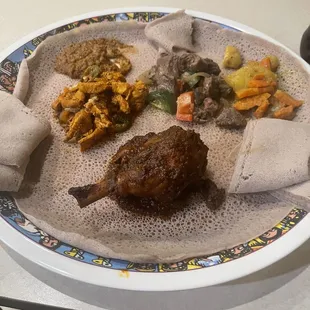 Meat combination platter