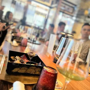 Appetizer and dining table