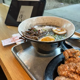 Black Showa Ramen (with added egg)