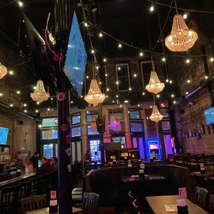 the interior of a restaurant