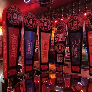 Crazy amount of Toppling Goliath beers