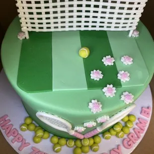 2 tiered bday cake