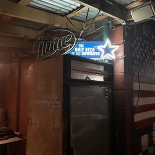 Miller Lite "The daily beer of the Cowboys".