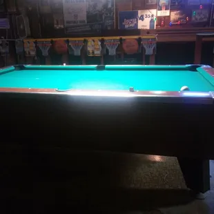 2 pool tables