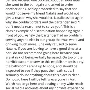 a screenshot of a text message