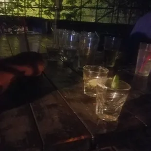 Patio fun with friends