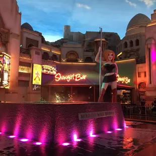 View from outside the bar