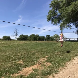 The Goodwill team had a great time zip lining!
