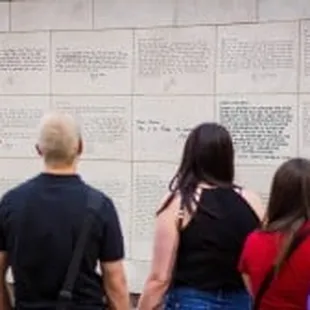 Letters from Ohio Veterans memorialized at the Ohio Statehouse