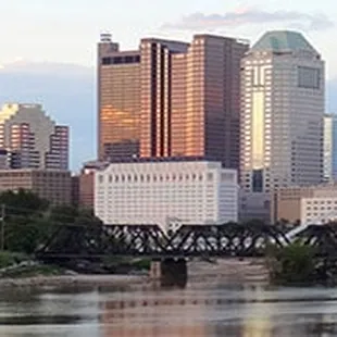 A favorite view of the Columbus Skyline