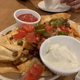 nachos, food