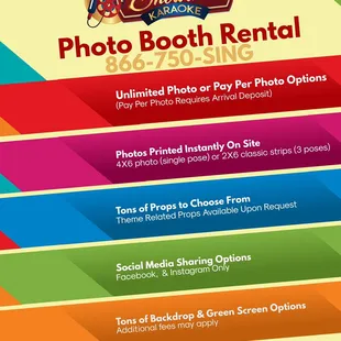 Photo booth rental services