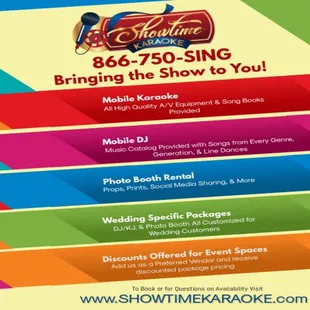 Services offered
