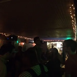a group of people at a party