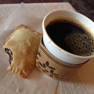 Pop up shop: Cafe Los Suenos! Homemade chocolate pop-tart &amp; fresh columbian coffee = tasty!