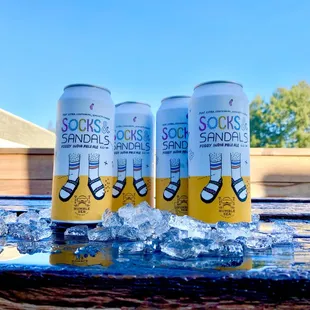 In a rush? We have Socks and Sandals by Humble Sea canned and ready to roll!