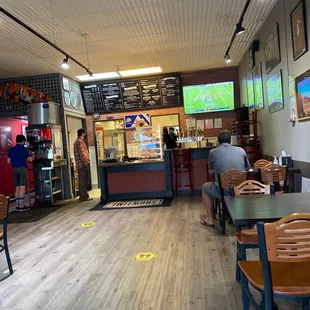 Small bar and order counter.