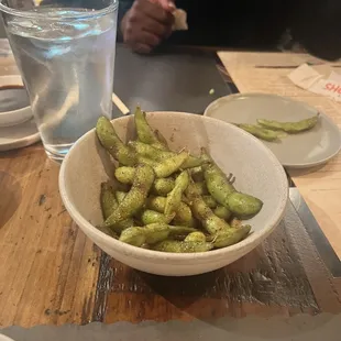 Garlic Edamame