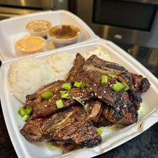 Kalbi Plate - nice char grill flavor