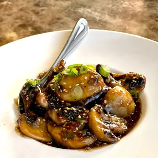 Mushrooms were delicious