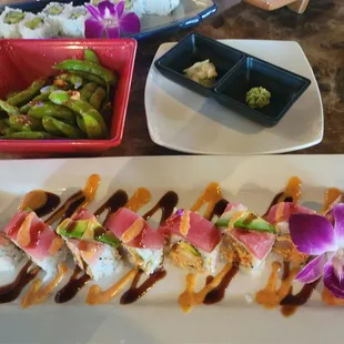 Spicy Garlic Edamame