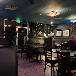 the interior of a restaurant