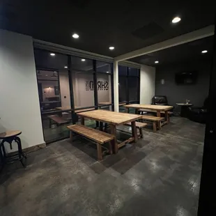 Inside seating