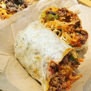 Chorizo burrito