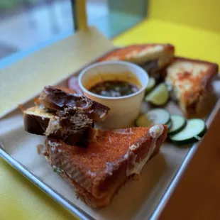 Birria grilled cheese