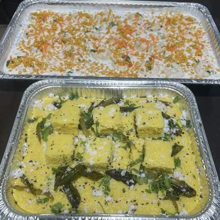 dahi vada, dokla