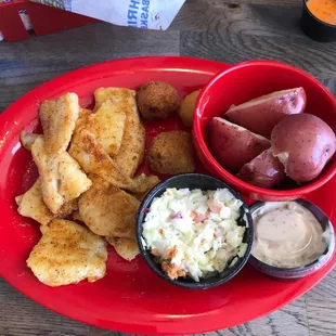 Cajun Whitefish with Potatoes