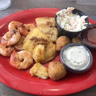 Cajun Whitefish and Shrimp Combo