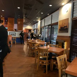 Dining Inside Shrimp Boat