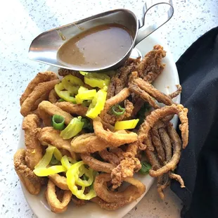 Calamari appetizer