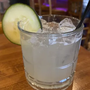 Super tasty cucumber gimlet-$5.00