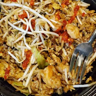 Shrimp fried rice a la carte side, made spicy