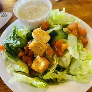 Side salad! Fresh and delicious!!