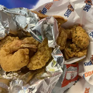 8pc Texas size shrimp basket