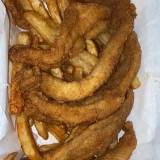Fried Catfish with Cajun Fries