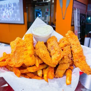 Fried Catfish With Cajun Fries