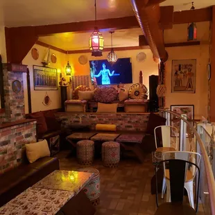 Upstairs, plenty of seating and great ambiance